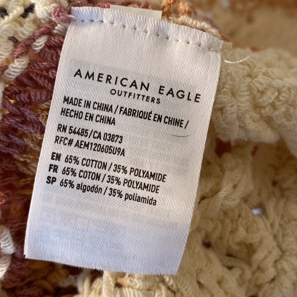 American Eagle striped women’s boho sweater - Picture 5 of 5